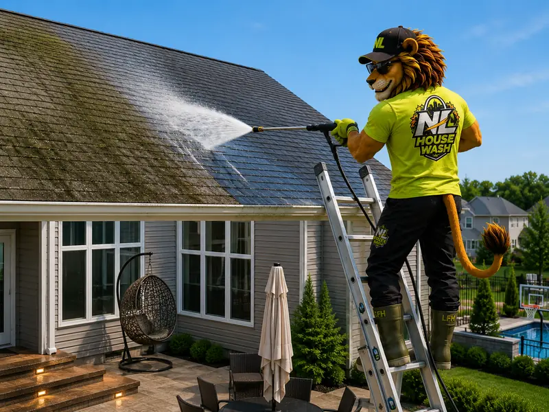Roof Soft Washing by New Level Exterior Cleaning