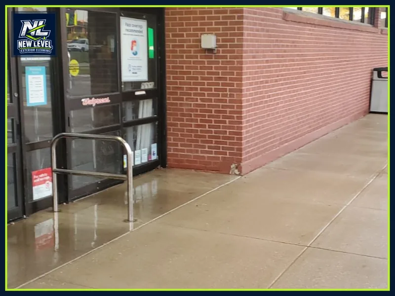 Storefront & Entrance cleaning results in St. Charles and St. Louis Counties